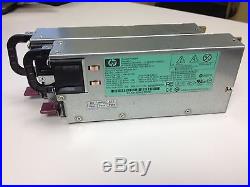 Lot of (2) HP 500172-B21 498152-001 438203-001 HSTNS-PL11 G7 1200W Power Supply