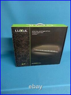 Luxul SW-510-24P-R 48-Port PoE+ GbE L2/L3 Managed Ethernet Switch with 4 SFP