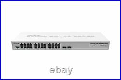 Mikrotik CRS326-24G-2S+RM Cloud Router Switch, 24xGbit LAN, 2xSFP+, Rackmount