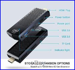 Mini PC, intel Atom Z8350 Computer Stick Windows10 Pro 64 Bit 4GB DDR 64GB eMMC