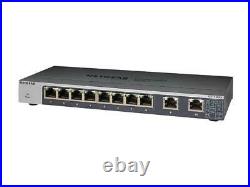 NETGEAR 10-Port Gigabit/10G Ethernet Unmanaged Switch (GS110MX) with 2 x 10G/M