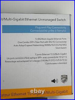 NETGEAR prosafe XS508M 8 Port Multi Gigabit 10 Gigabit Switch XS508M-100NAS