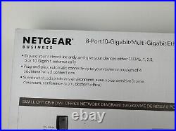 NETGEAR prosafe XS508M 8 Port Multi Gigabit 10 Gigabit Switch XS508M-100NAS