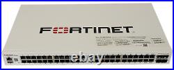 NEW Fortinet FS-148F FortiSwitch 148 Ethernet Network Switch 48 Ports Manageable