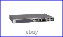 Netgear 28 PoE+ Port Gigabit Stackable Smart Switch P/N GS728TXP-100NES