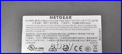 Netgear ProSafe S3300-52X-PoE+ 48 Port Gigabit Stackable Network Switch