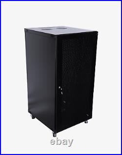 New 22U Wall Mount Network Server Cabinet Enclosure Door Lock 600MM Deep