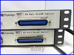 Phybridge PL-048 Rev 1.5 NVT 48-port Rack-Mountable PoLRE Switch Long Reach PoE