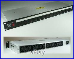 Rack mount 19 power conditioner unit 14-way Filtered