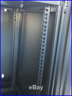 Rising 12U Wall Mount Network Server Cabinet Rack Enclosure ventilation Door Loc