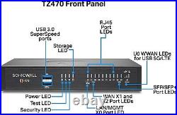 SONICWALL TZ470 Network Security Base Appliance (02-SSC-2829) Open Box
