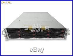 SUPERMICRO 2U 6027R X9DRI-LN4F+ 2x E5-2630L 16GB 12x TRAYS 2x LSI 9210-8I