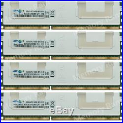 Samsung 64GB (4X16GB) PC3-10600R 4RX4 DDR3-1333Mhz 240Pin REG Server Memory Ram