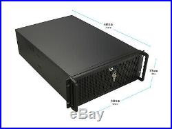 Server Case or Chassis, 4U Rackmount, 7 Included Cooling Fans, 10 Internal Bays
