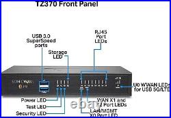 SonicWall TZ370 Network Security Appliance Firewall (02-SSC-2825) Open Box