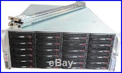 SuperMicro 4U Storage Array JBOD SAS2 X8DAH+-F 24xCaddy SAS2 6Gbp Expander 2xPSU