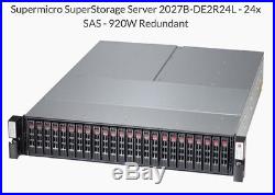 SuperMicro 937 2027B-DE2R24L Storage Server 2x PSU 2x Node X9DBS-F-2U 24x 2.5