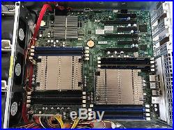 SuperMicro X9DRI-F 2x E5-2630Lv2 32GB 2U 26x2.5 SAS-216A 2xPS Rail Kit
