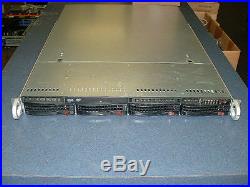 Supermicro 1U Server X9DRI-LN4F 2x Xeon E5-2650 2ghz 16 Cores 64gb 4x Trays