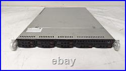 Supermicro 1U Server X9DRW-7TPF 2x E5-2680 2.7ghz 16 Cores / 128gb / 8xTrays