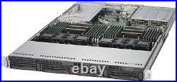 Supermicro 1U Server Xeon 28 Cores 512GB DDR4 RAM Kit ECC 4x 10GB-T 3x PCI-E 2PS
