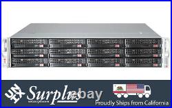 Supermicro 2U Server 12 Caddy Bay 3.5 LFF E ATX Storage Chassis SAS3 12GBPS Rail