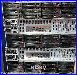 Supermicro 36 BAY, 2x E5-2650 Oct Core, 128GB RAM, X9DRI-LNF4+, 847E16-R1400LPB