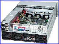 Supermicro 36 Bay LFF 6Gbp FREENAS Storage Server Xeon E5-2620 12 core 64GB Rail