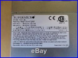Supermicro 4 Node Server 6027TR-HTQRF 8 x SIX-CORE E5-2620 128GB Ram 12 x 3.5