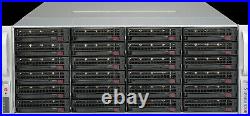 Supermicro 4U 36 Bay Storage IT Mode Xeon 12 core 64GB Ram 36x Tray Rail 2PS