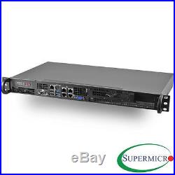 Supermicro SuperServer 5018A-FTN4 Mini 1U Server, Intel C2758 8-Core, 4 LAN, IPMI