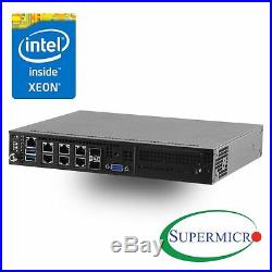 Supermicro SuperServer E300-8D 1U Mini PC Server 1 x Intel Xeon D-1518