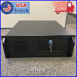 USA Seller 4U Rack mount Industrial Server/Computer Case with Fans Black case
