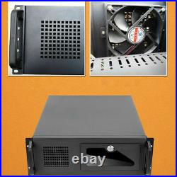 USA Seller 4U Rack mount Industrial Server/Computer Case with Fans Black case