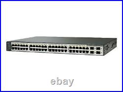 USED Cisco WS-C3750V2-48TS-S Catalyst 3750V2 48 10/100 + 4 SFP Standard Image