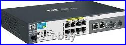 USED HP J9137A Switch 8 Port Fast Ethernet Base-TX PoE 2x SFP