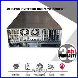 UXS Server 4U 24 Bay Quad LGA 2011 Storage Chassis CSE-848A-R1K62B Rail 24 sleds