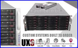 UXS Server 4U Supermicro Storage 24 Bay 6Gbs JBOD FREENAS 2x Sandy Bridge ZFS
