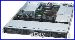 UXS Server Supermicro 1U 4 bay 2x Xeon X5675 6 Core 3.06Ghz 32GB Ram Dual 650Wat