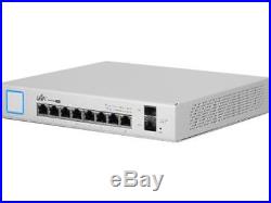 Ubiquiti Networks 8-Port UniFi Switch, Managed PoE+ Gigabit Switch with SFP, 150