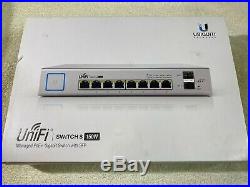 Ubiquiti Networks UniFi 8-Port 150 Watt PoE+ Gigabit Switch Managed US-8-150W