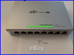 Ubiquiti Networks UniFi (US-8-60W) 8 port Managed Gigabit Ethernet Switch with POE