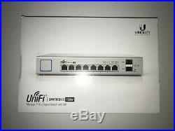 Ubiquiti US-8-150W UniFi Managed PoE+ Gigabit 8 Port Switch with2 SFP Ports