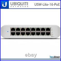 Ubiquiti UniFi Switch Lite 16 PoE 45W USW-Lite-16-PoE Network Switch