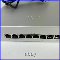 Unclaimed Cisco Meraki MS220-8P Cloud Managed Switch 8-Port Gigabit PoE 8x 1GbE