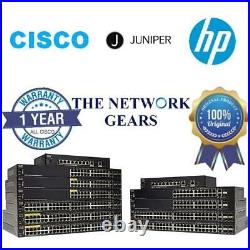 Used Cisco WS-C3750X-24P-E Catalyst 3750X 24 Port PoE IP Services