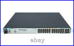Used HP J9146A ProCurve 2910al-24G 24 Port POE+ Switch